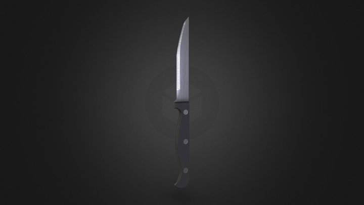 Knife "SNITTA" Ikea lowpoly 3D Model
