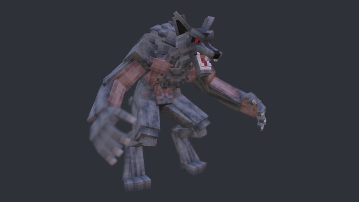 狼人 3D Model