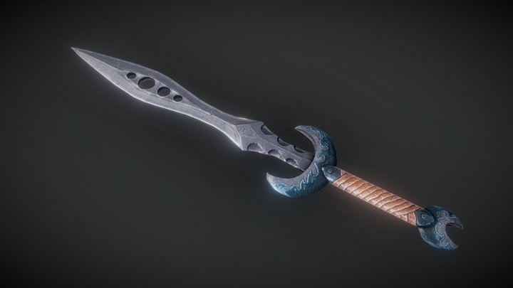 Skyrim - Blade Of The Moon River 3D Model