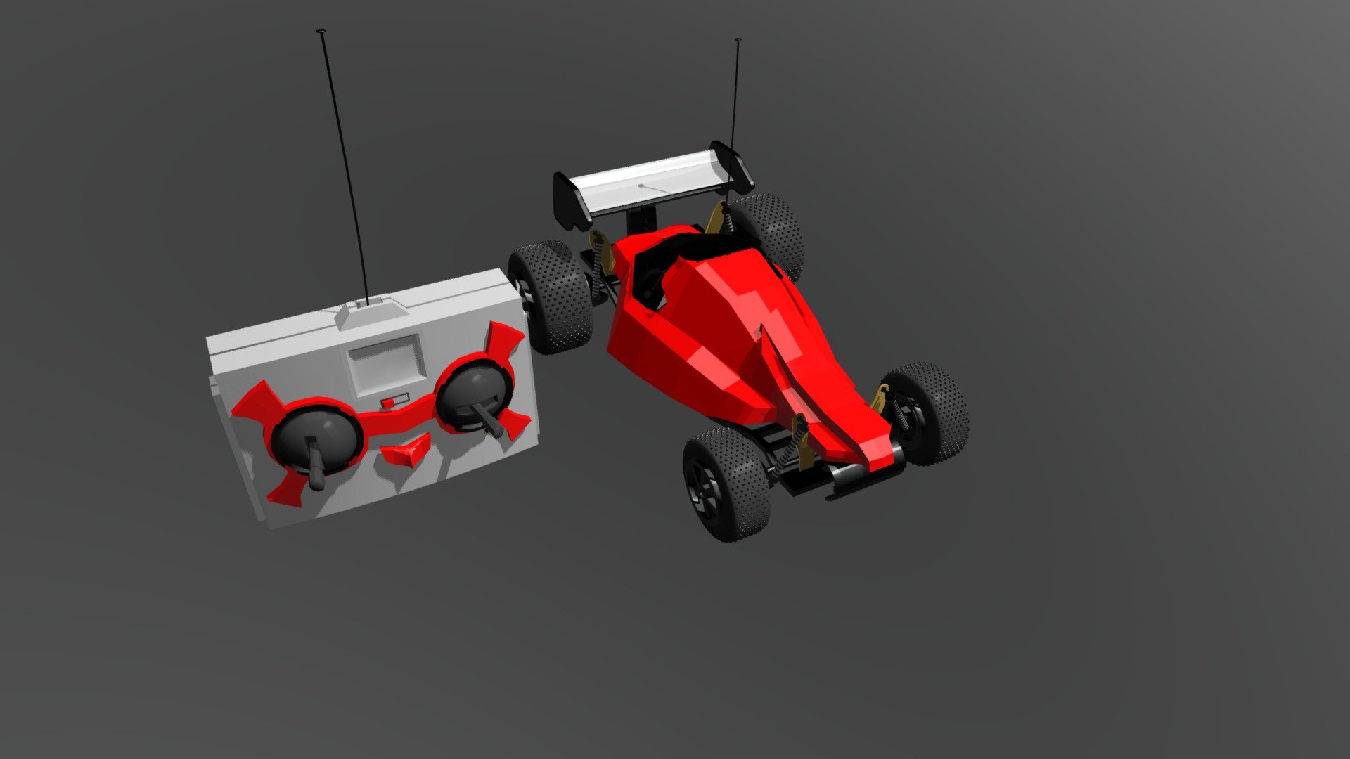 Red Race Car