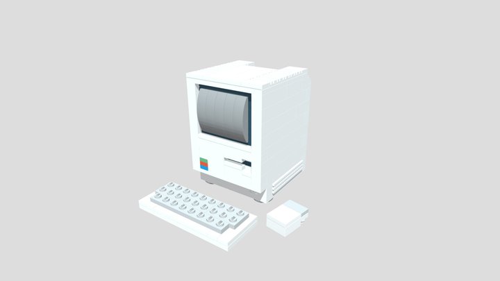 Studio 2.0/Sample/apple_macintosh_1984 3D Model