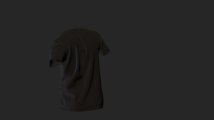 T-Shirt_pose1-nop2 3D Model