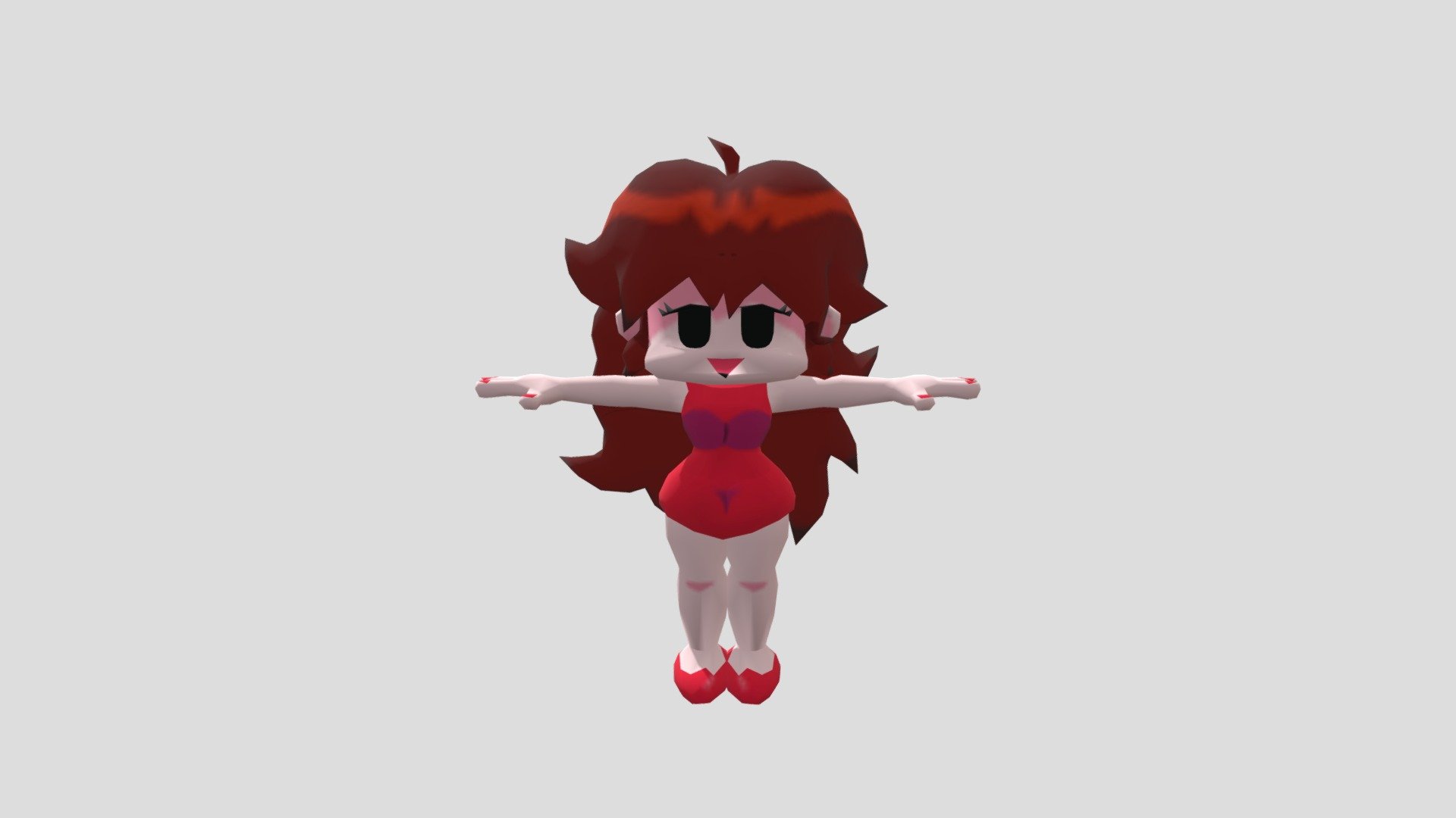 Girlfriend Low Poly Roblox - Download Free 3D model by ...