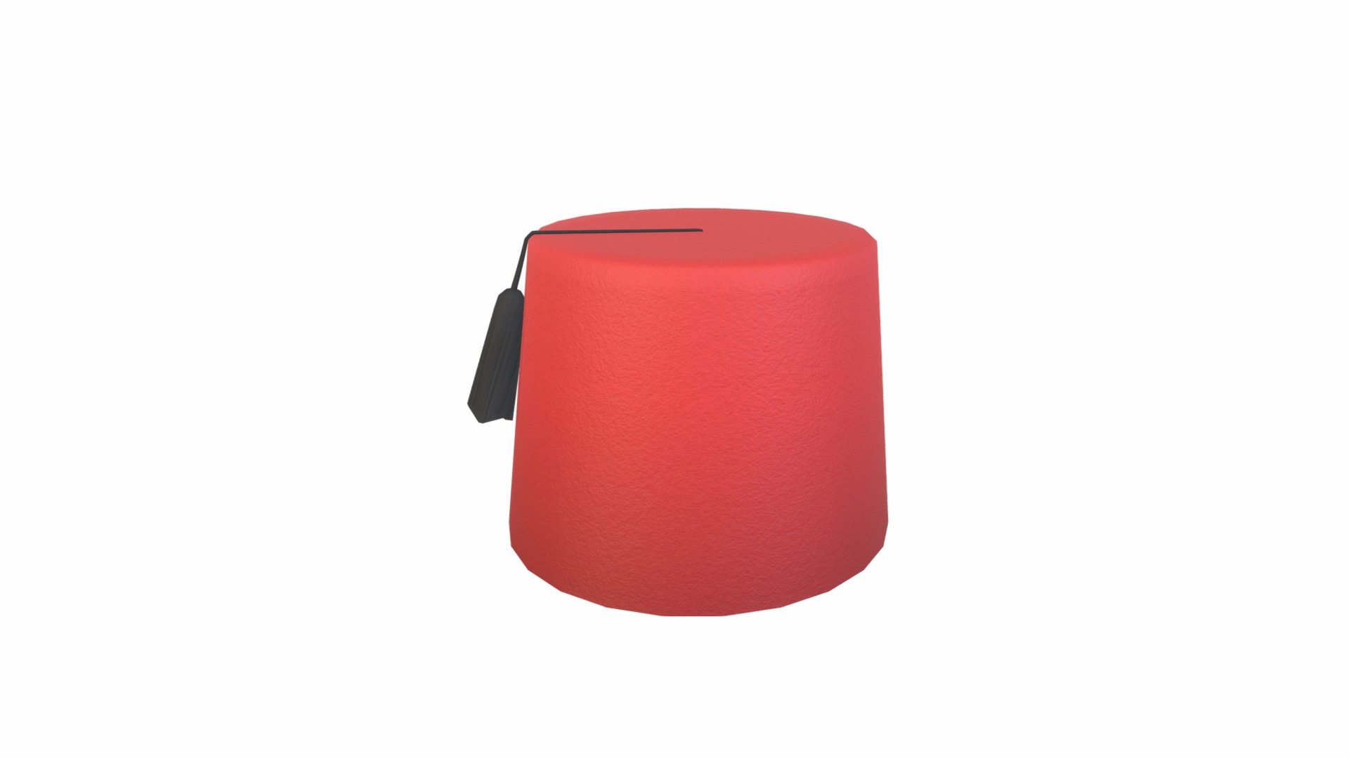 3D model Moroccan Fez Hat - This is a 3D model of the Moroccan Fez Hat. The 3D model is about shape.