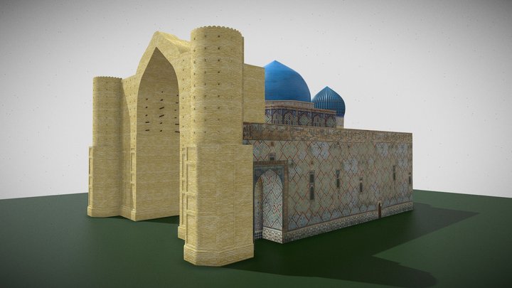 Mausoleum of Khoja Ahmed Yasawi 3D Model