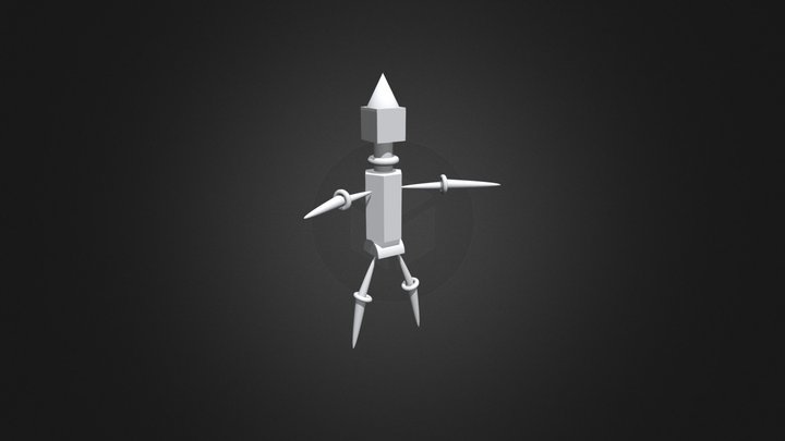 Stick Man 3D Model