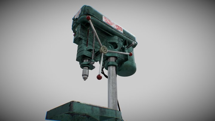 Powermatic Drill Press 3D Model