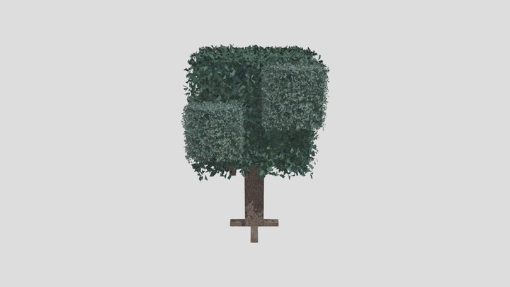 A Minecraft Movie - Tree 3D Model