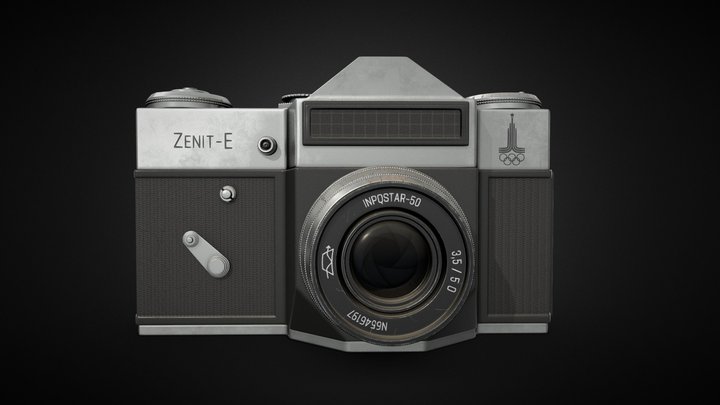 Zenit-E | Soviet camera 3D Model