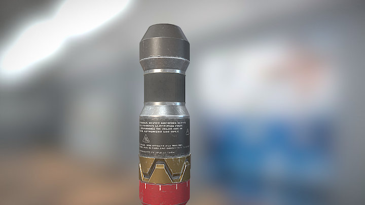 Sci-Fi Stun Grenade 3D Model