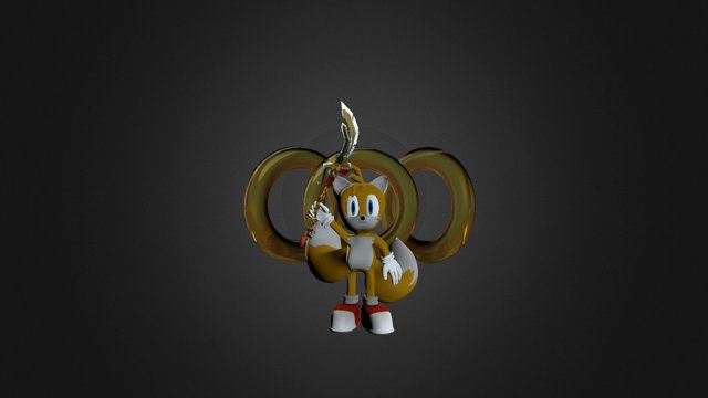 Tails The Warrior 3D Model