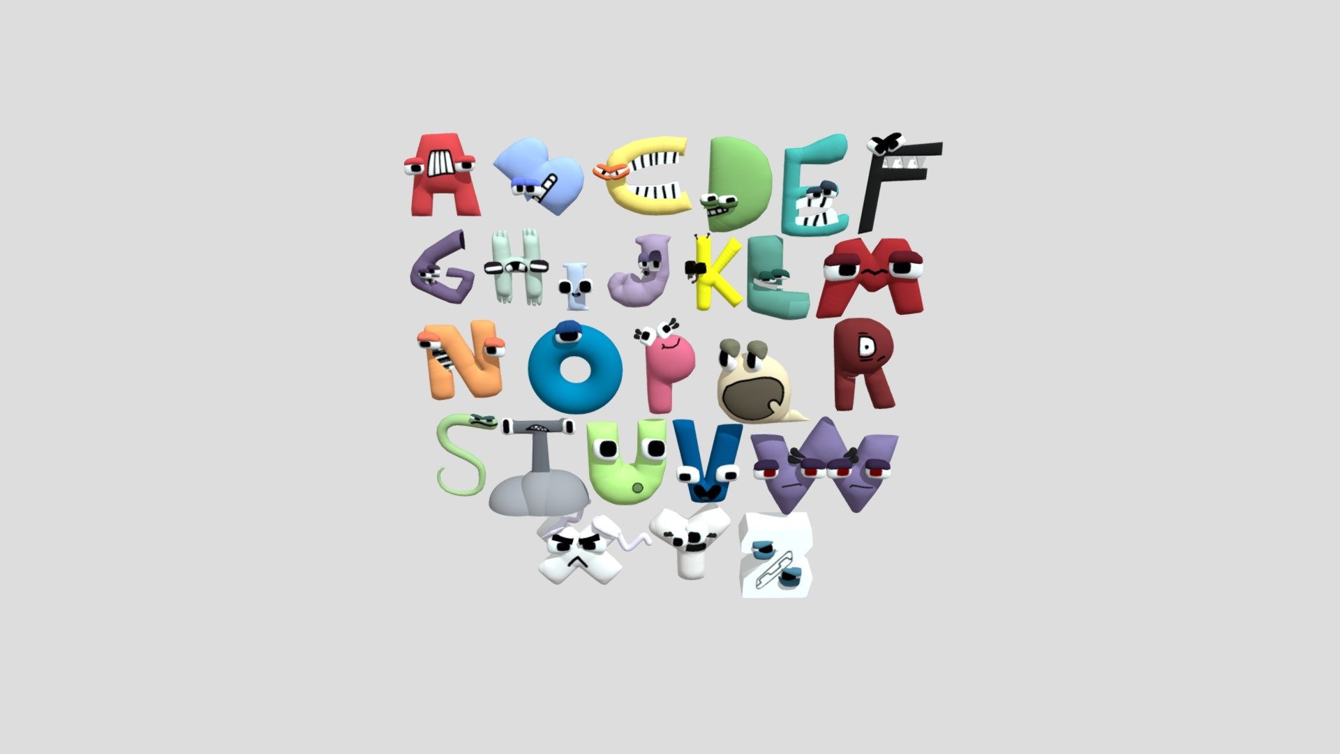 Free STL file Number 1 Alphabet Lore 🎨・3D printable model to download・Cults