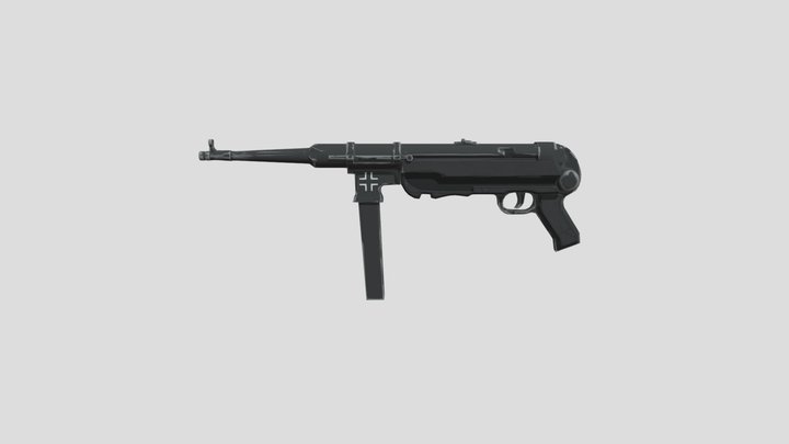 Mp-40 Final 3D Model