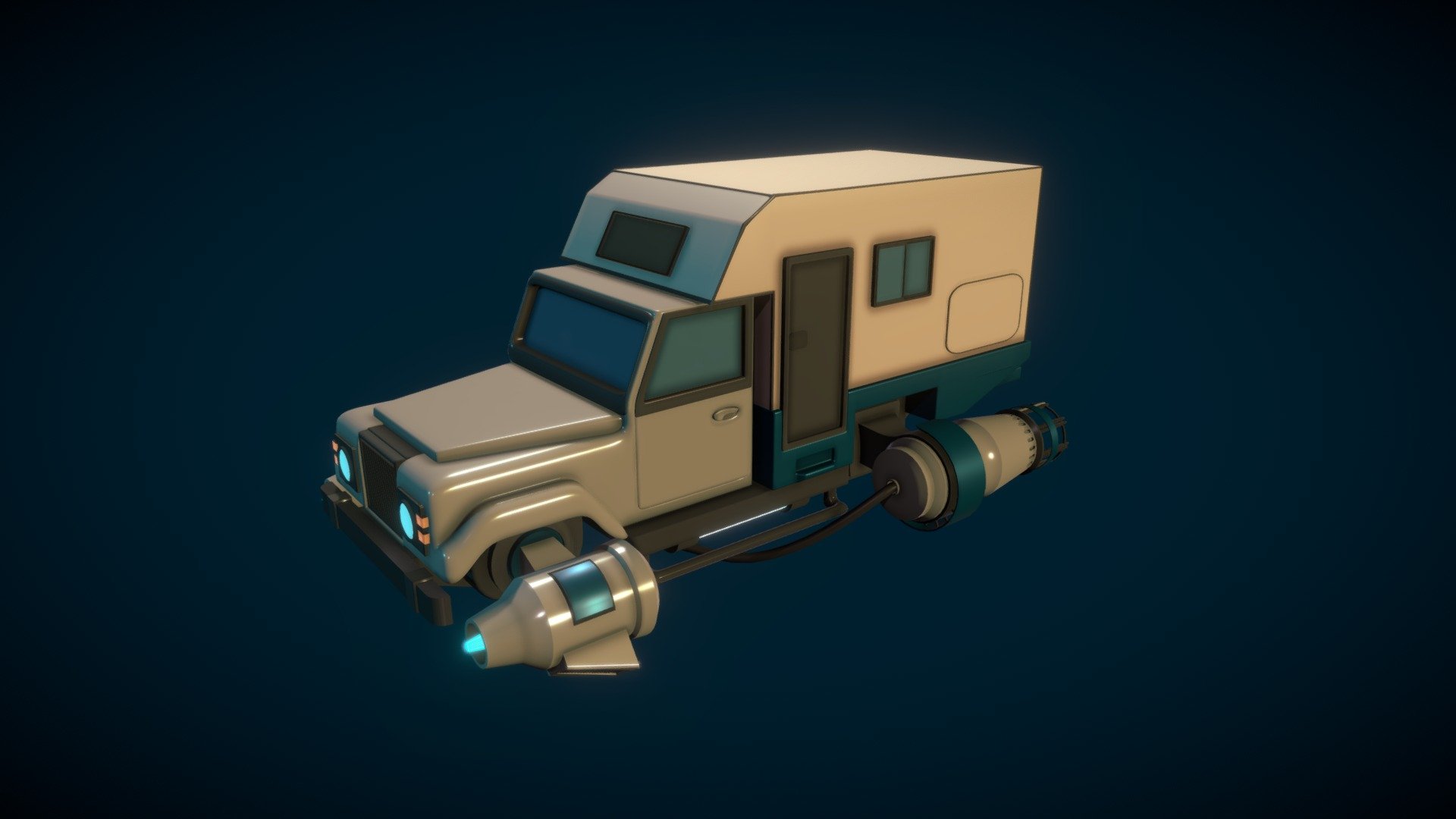 Land Rover Cyberpunk