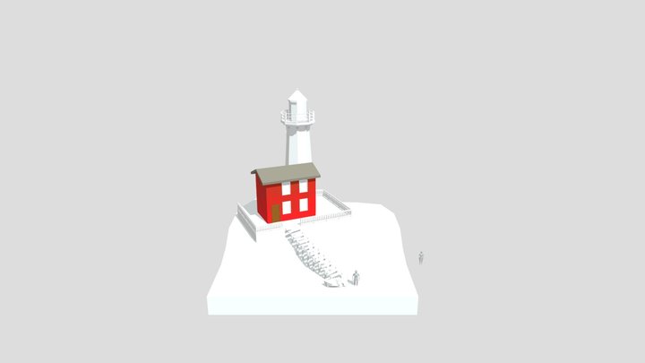 DAE Diorama - By the ocean 3D Model