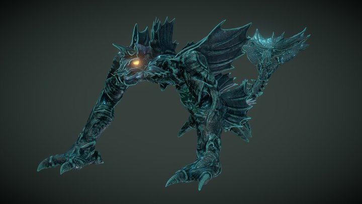 Abyss Creature 3D Model