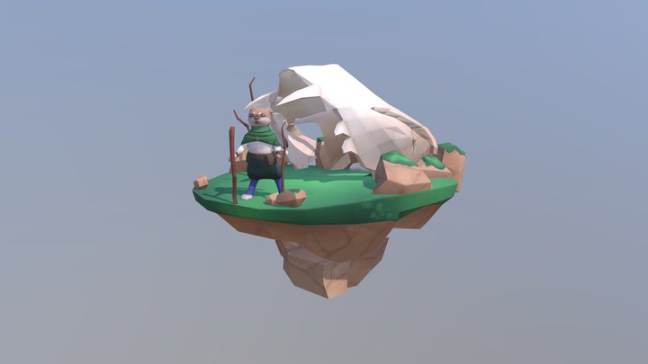 Catskull Island 3D Model
