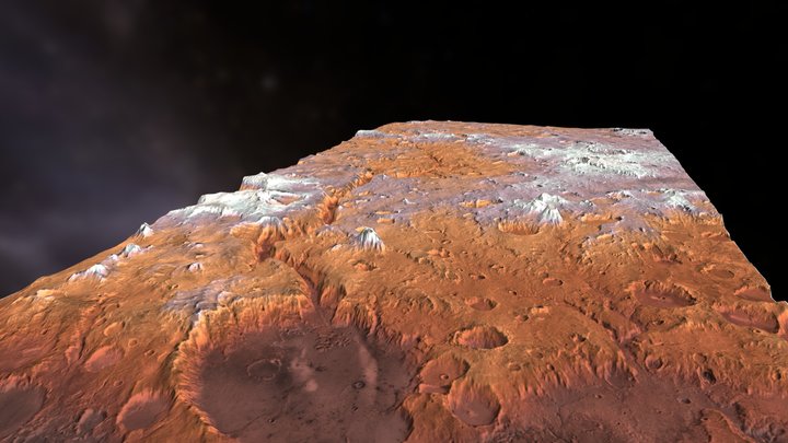Maadim Valles Outflow (Mars) 3D Model