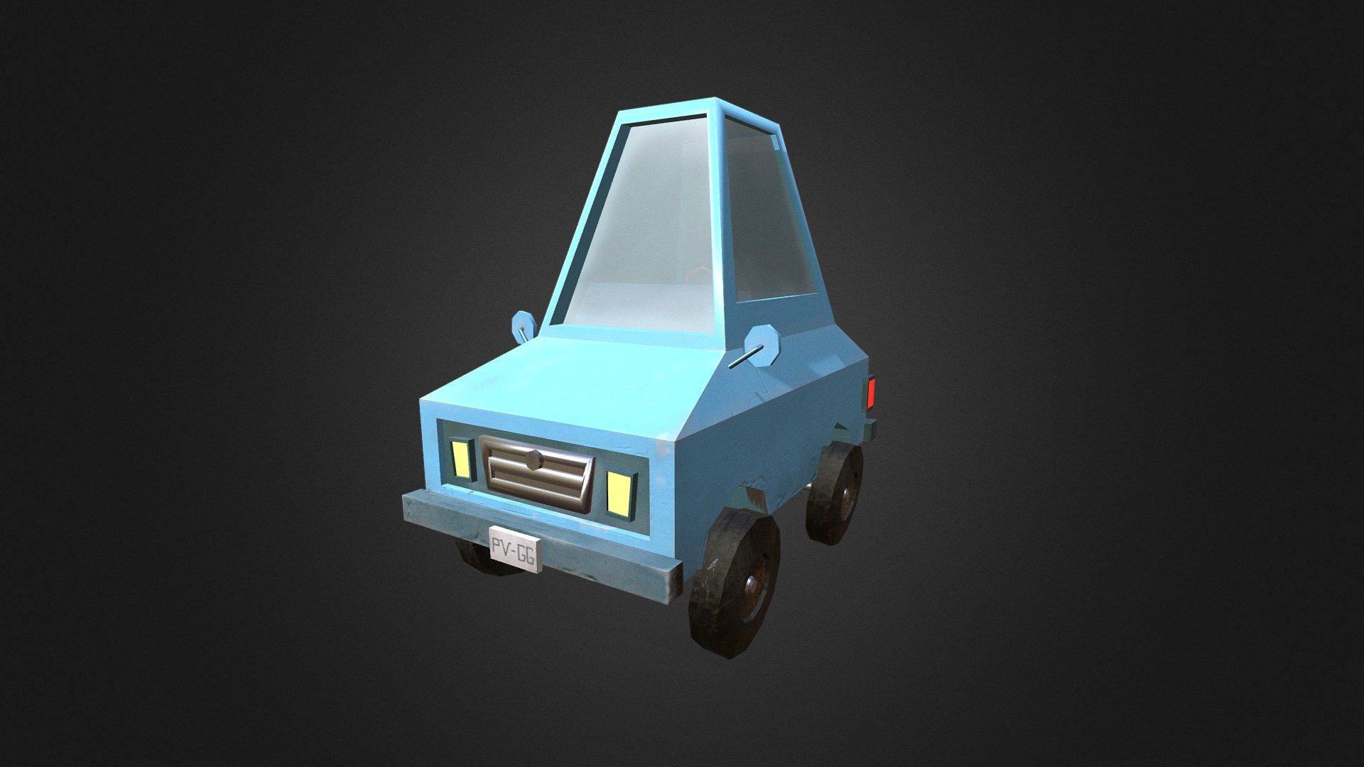 Cartoon Car - 3D model by SaraICG [0c3cbb9] - Sketchfab