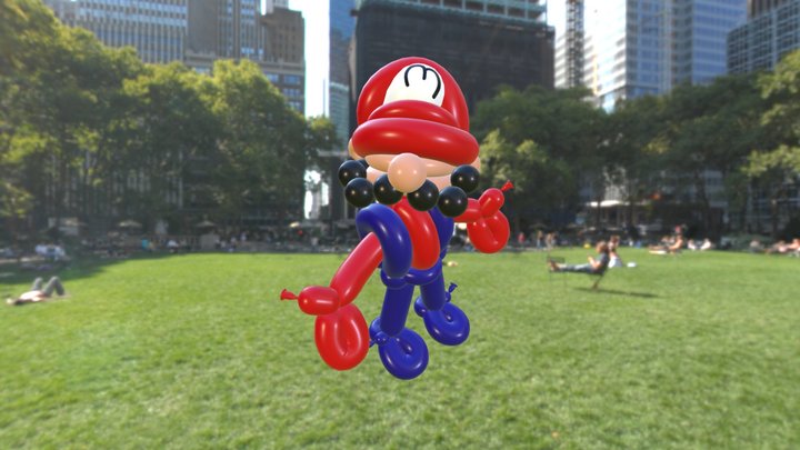 3D Mario Balloon Animal 3D Model