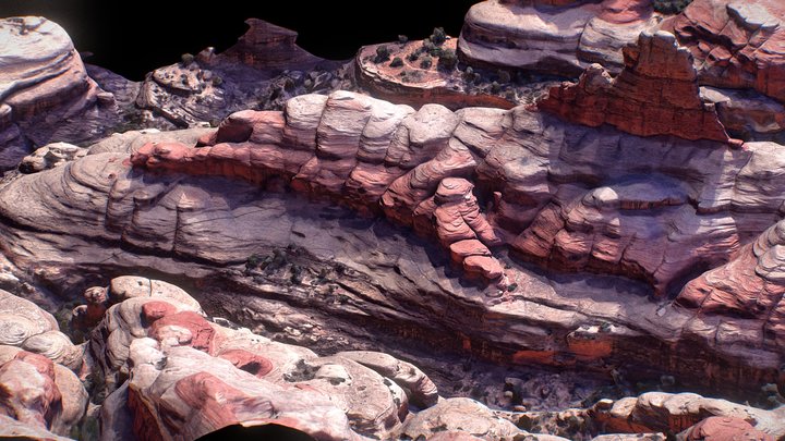 Terrain 001 - Canyonlands National Park, UT 3D Model