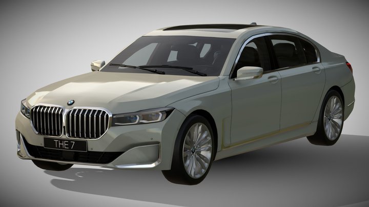 2020 BMW 750Li xDrive – Free 3D Model STL