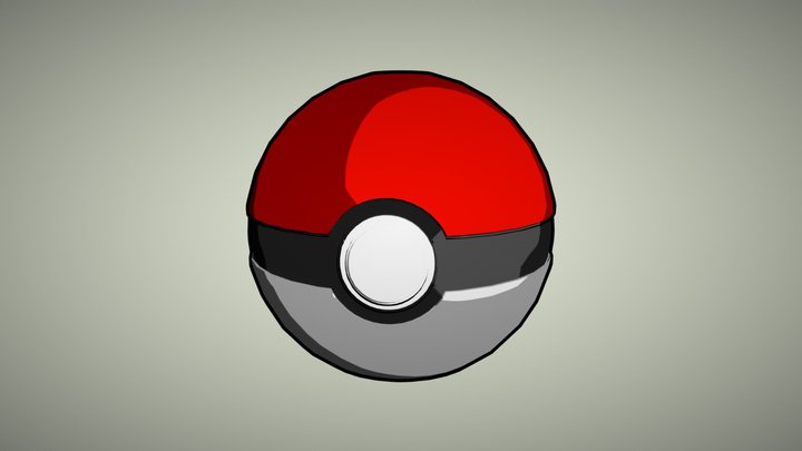 PokeBall 3D Model