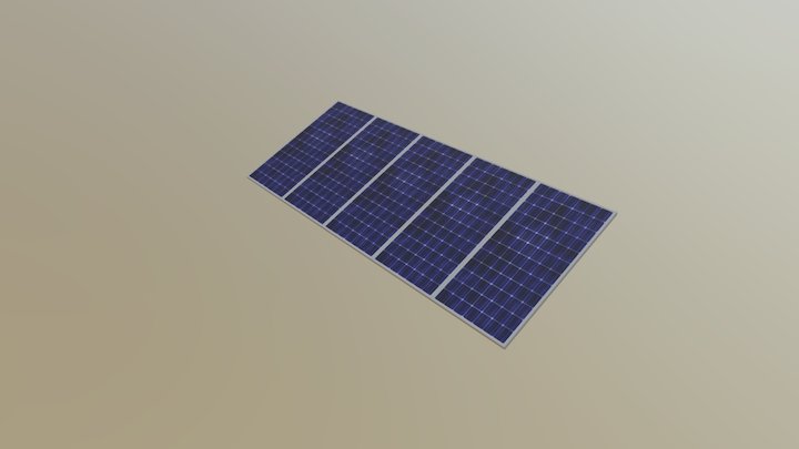 57422 Photovoltaic Panels 3D Model