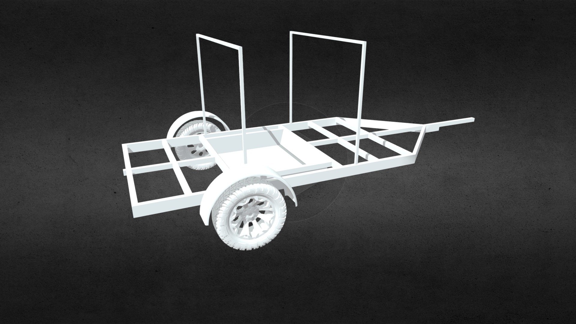 Teardrop trailer frame, recessed floor option