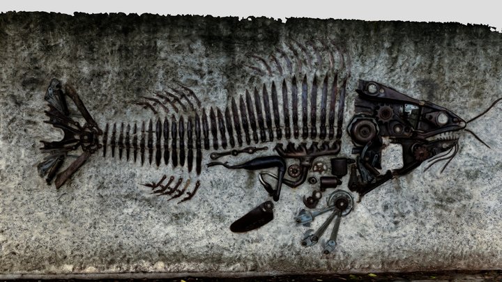 Fossil fish - Christopher Trotter 1995 3D Model