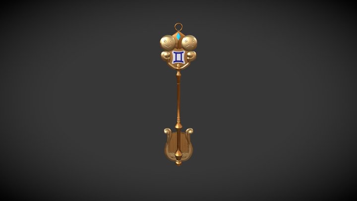 Fairy Tail Gemini Key 3D Model