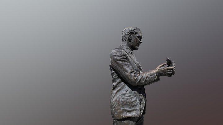 Estatua de Federico Garcia Lorca,Madrid 3D Model