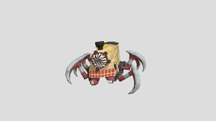 spookyrailwayvehicle 3D Model