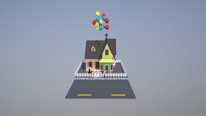 Up - 3D House 3D Model