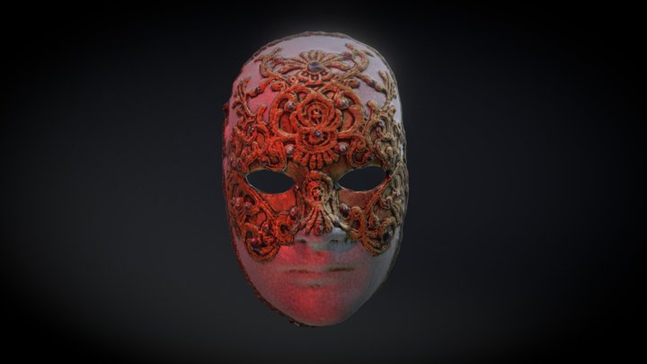 Eyes Wide Shut Mask 3D Model