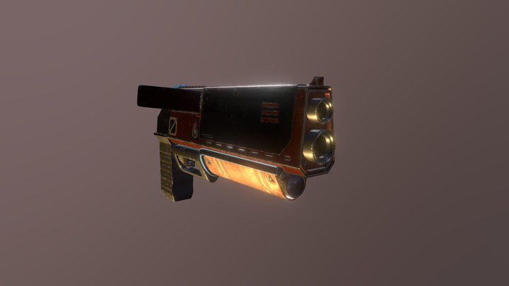 Lazer-gun 3D Model