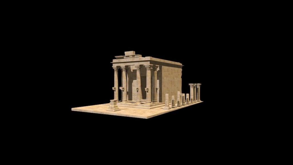 Temple of Baalshamin Download Free 3D model by NEWPALMYRA