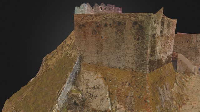 Volterraio Castle_Elba_island_retopology 3D Model