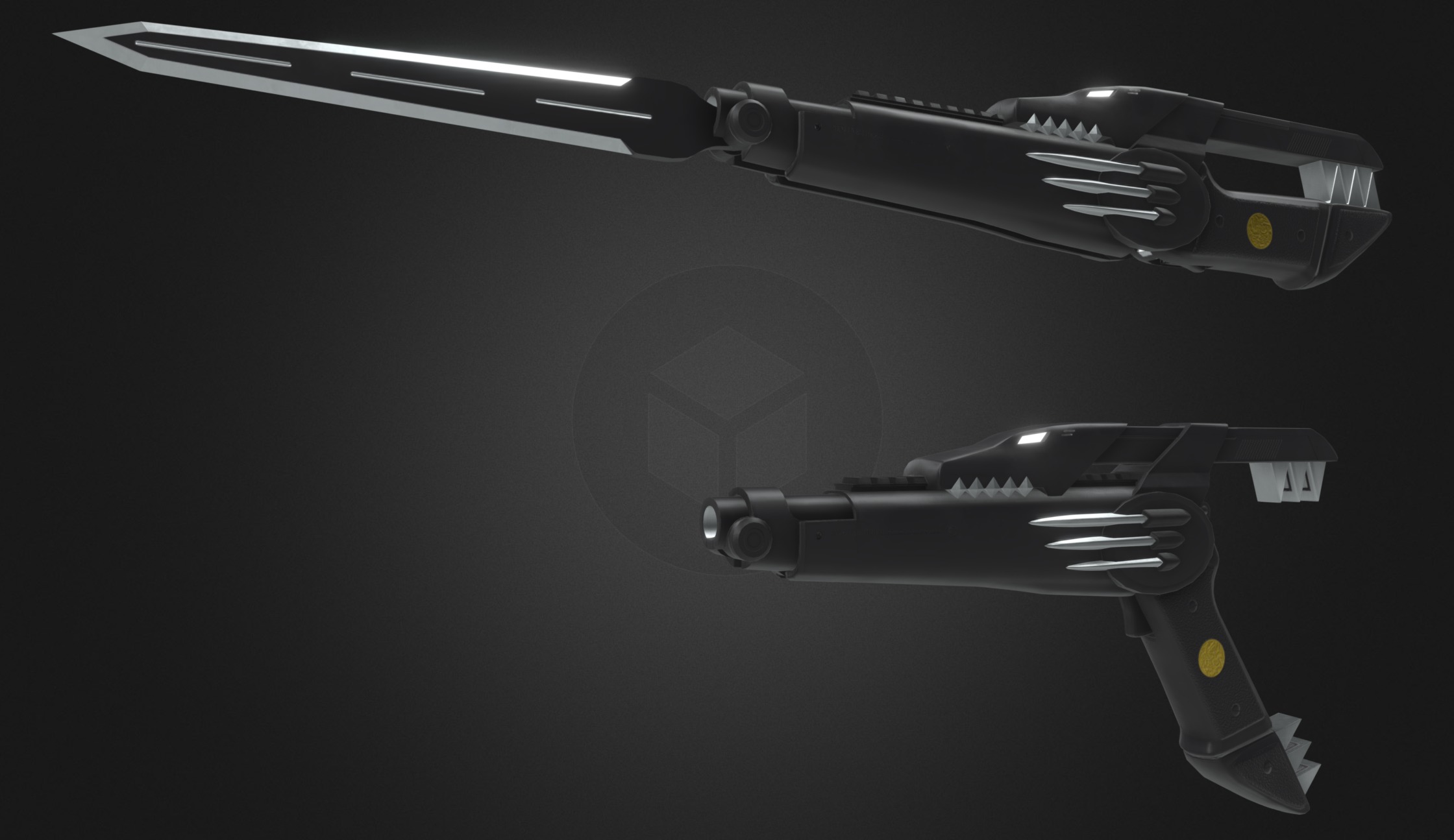 Power Rangers Gun - Renja Sutikku - 3D model by Anthony Expert ...