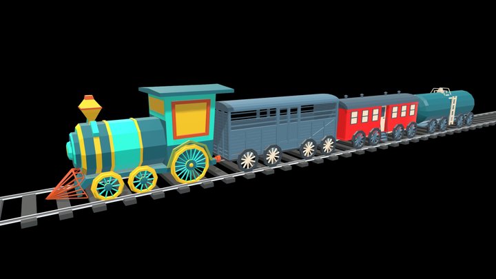 Locomotive 3D Model