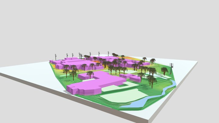 KOMPLEKS SISI TIMUR FAKULTAS TEKNIK UGM 3D Model