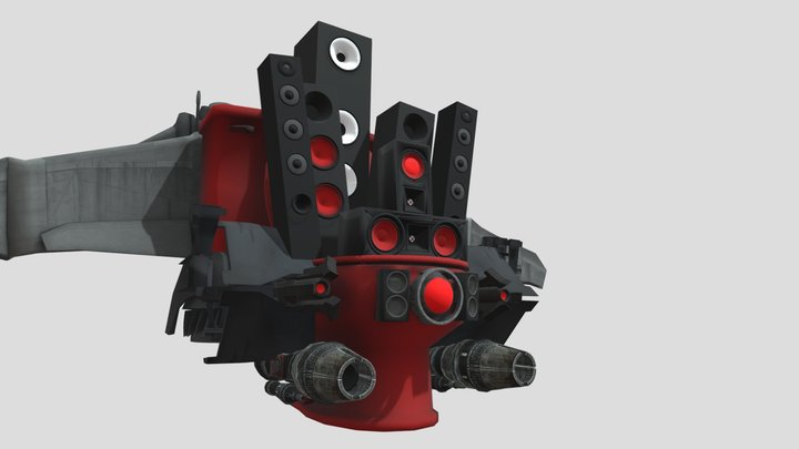 Multiverse Titan Speakerman 3D Model