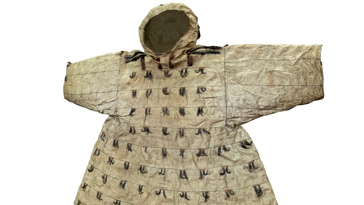 SANIGHTAAQ: Yupik Ceremonial Gut Parka 3D Model