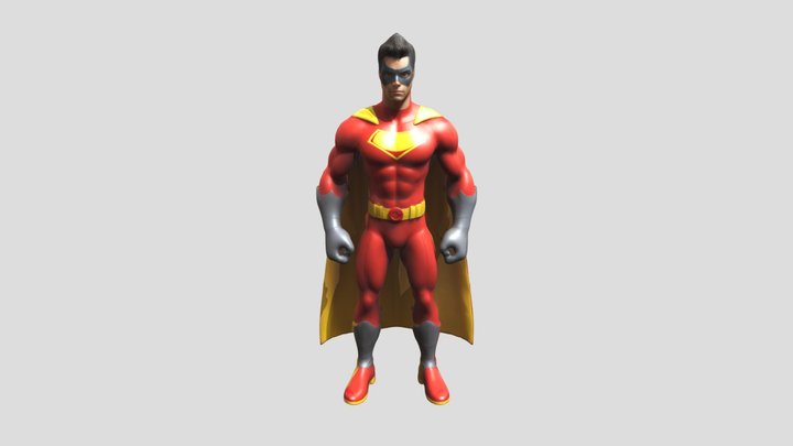 Super_ Hero 3D Model