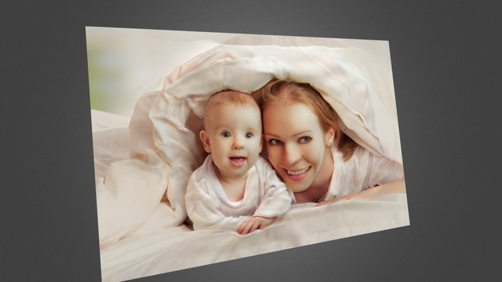 Baby And Mom 3D Model