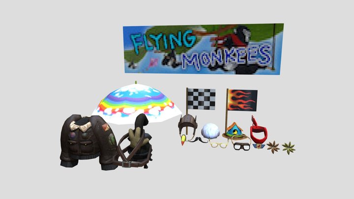 Gorilla Tag Flying Monkees Cosmetics – Modello 3D gratuito STL