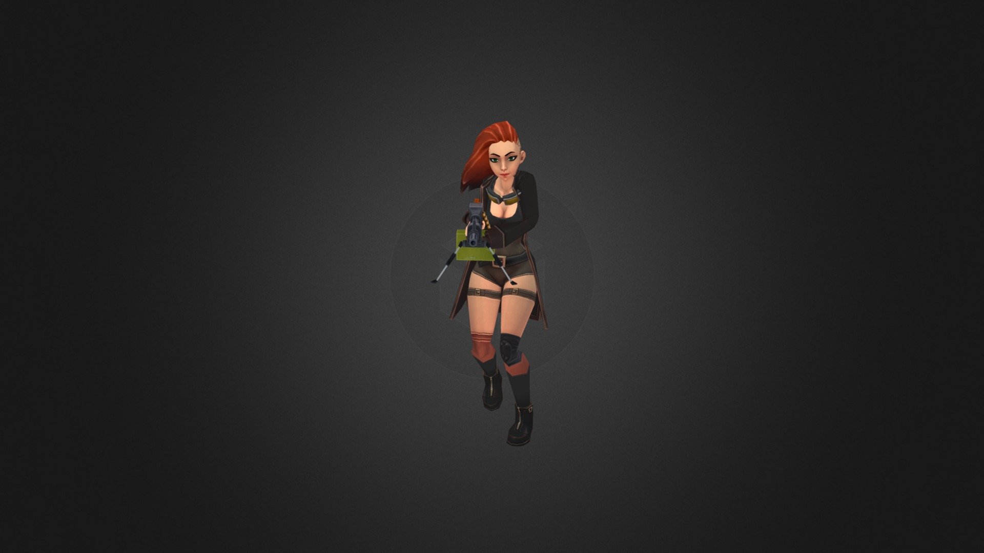 Girl Move Back Gun5