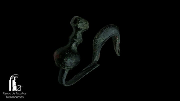 Fíbula de Pie Vuelto 3D Model
