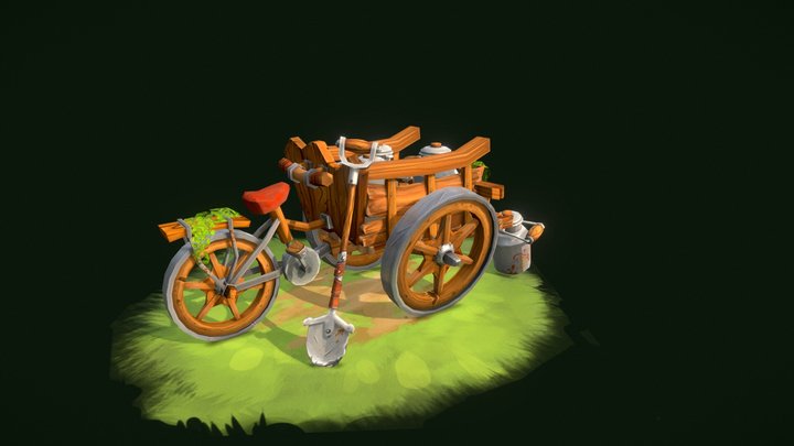 [Student Work] Stylized Farm Props 3D Model