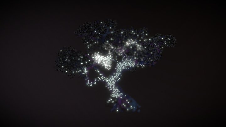 Galaxy Tree 3D Model